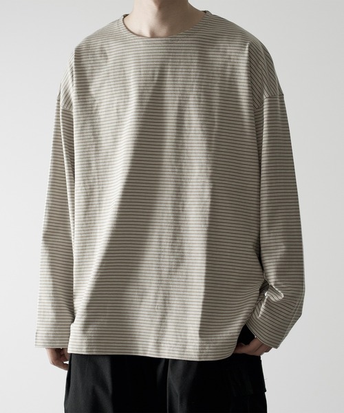 RUUBON tシャツ 「RUUBON」narrow border long Tee / ナローボーダー