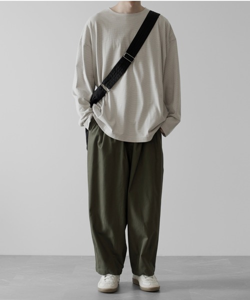 RUUBON tシャツ 「RUUBON」narrow border long Tee / ナローボーダー