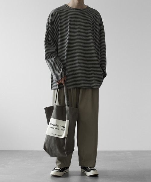 RUUBON tシャツ 「RUUBON」narrow border long Tee / ナローボーダー