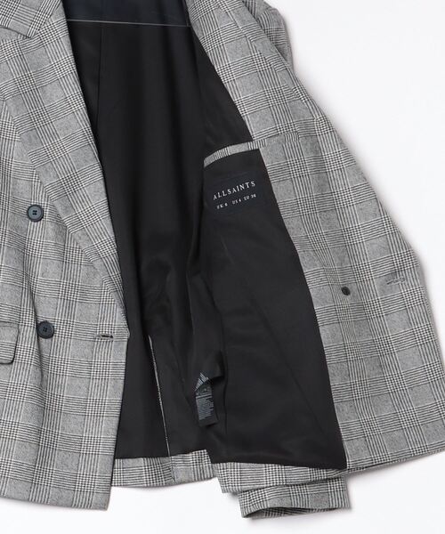 ALLSAINTS ジャケット テーラードジャケット BEA WOVEN CHECKED