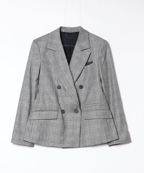 ALLSAINTS ジャケット テーラードジャケット BEA WOVEN CHECKED
