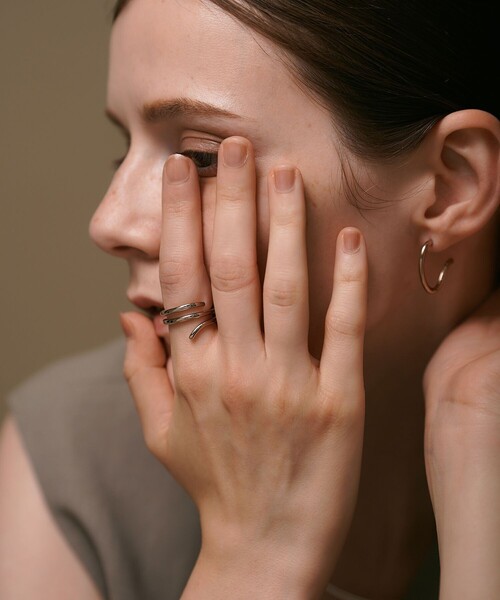 ete [リグロウ] レイヤード リング　11号 ete bijoux（エテ ビジュー） 指輪 リング 「リグロウ」 レイヤード