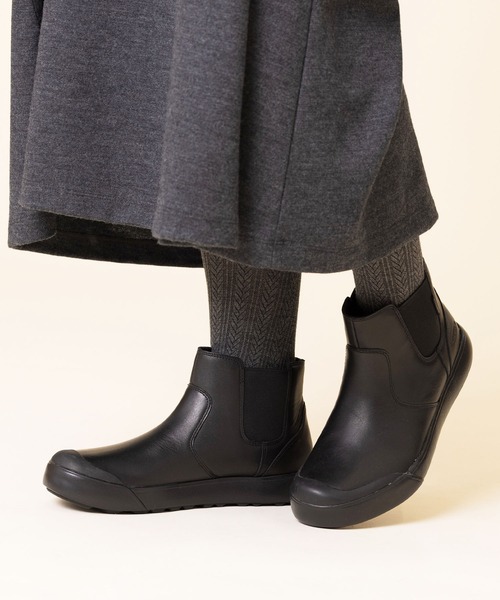 「KEEN」 ショートブーツ 24.5cm ブラック WOMEN