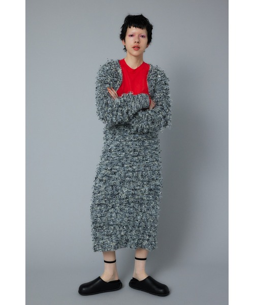 HeRIN.CYE カーディガン Loop yarn bolero ループヤーンボレロ
