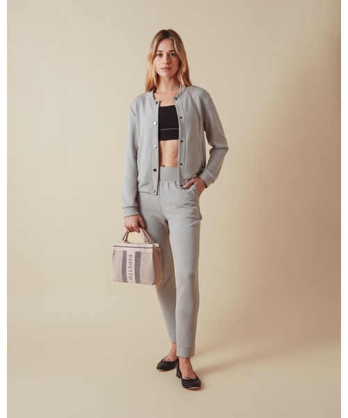 Repetto 本革 2WAYショルダーバッグ グレー新品未使用 repetto（レペット） ショルダーストラップ ショルダーバッグ バッグ