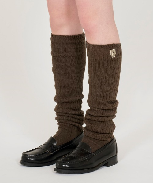 TINA：JOJUN（ティーナジョジュン） 靴下 エンブレム刺繍入り ルーズ