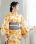 浴衣 レディース 浴衣としわ兵児帯の2点セット...の詳細画像1
