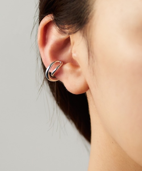 イヤーカフ 「quip queint」loop ear cuff / ループ イヤーカフ レディース メンズの画像