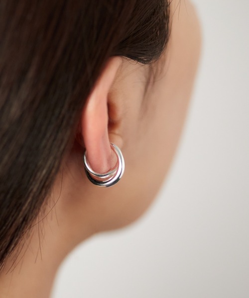 イヤーカフ 「quip queint」loop ear cuff / ループ イヤーカフ レディース メンズの画像