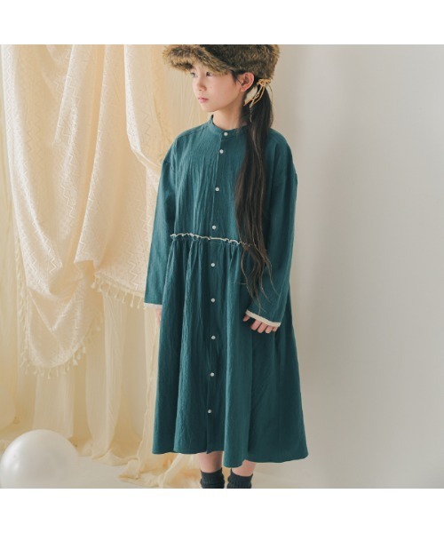 NHT ワンピース エヌエイチティー ウエストフリルワンピース キッズ