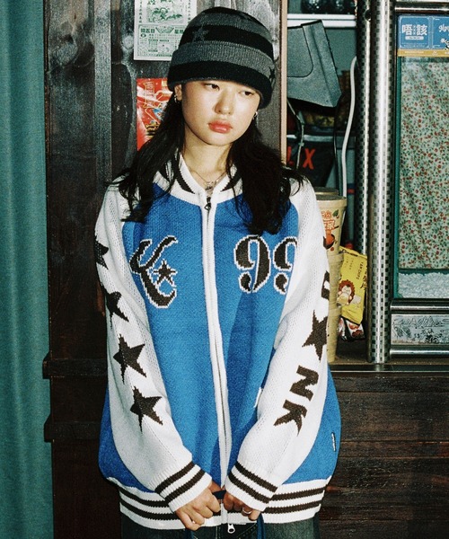 ISTKUNST ニット帽 ニットキャップ A'GEM/9 × .kom 「ISTKUNST