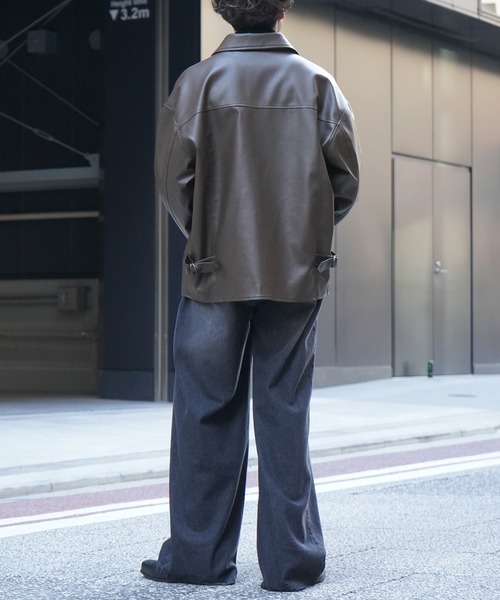 sample study symp ヴィンテージウォッシュワイドレッグジーンズ sample study symp ヴィンテージウォッシュワイドレッグジーンズ