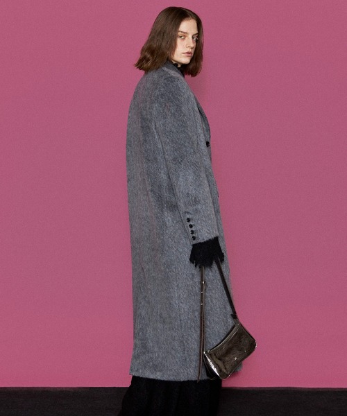 MAISON SPECIAL コート チェスターコート Mohair Shaggy Long