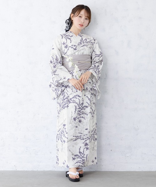 SOUBIEN（創美苑） 浴衣 floro2wayセパレート浴衣3点セット （上着＋