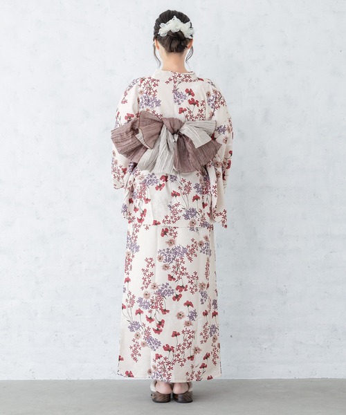 SOUBIEN（創美苑） 浴衣 floro2wayセパレート浴衣3点セット （上着＋