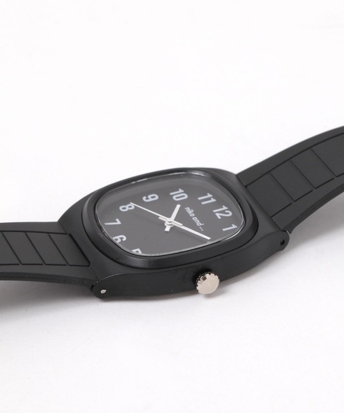 niko and…（ニコアンド） 腕時計 スクエアアナログウォッチ レディース
