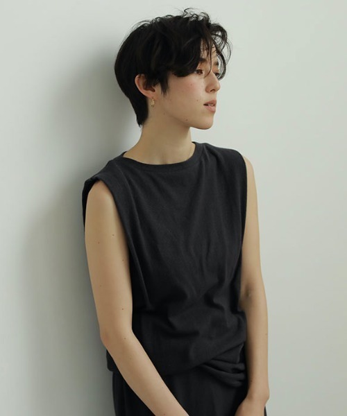 「ETRE TOKYO」 ノースリーブニット FREE ブラック レディース ETRE TOKYO 「ETRE TOKYO」 ノースリーブトップス FREE ブラック
