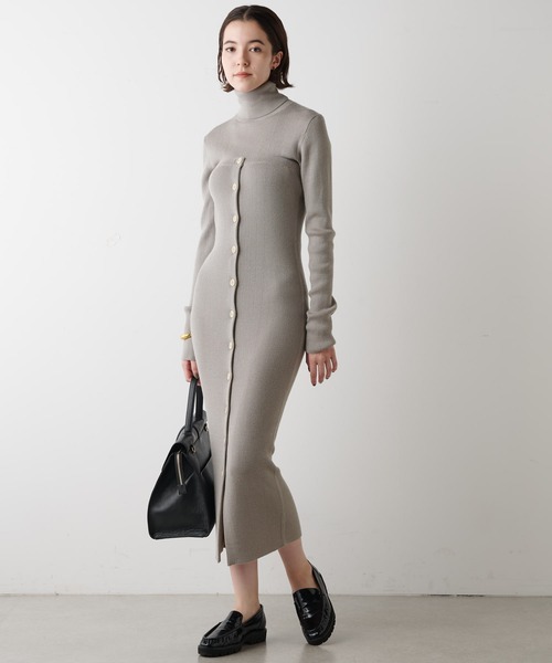 ウィムガゼット　タートルネックニット　未使用 Whim Gazette（ウィム ガゼット） ニット リブタートル レディース
