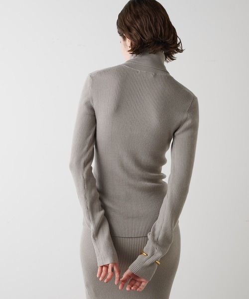 Whim Gazette - ウィムガゼット【新品】リブタートルニット Whim Gazette(ウィム ガゼット)のRIBタートルニット通販