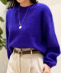 Ballsey ニット セーター フラッフィーヤーン Vネックプル