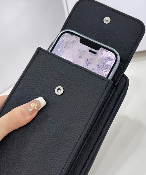 LOWO ショルダーバッグ バッグ スマホショルダーバッグ マルチポーチ