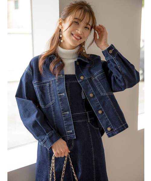 ANY SIS（エニィスィス） デニムジャケット gジャン 「洗える