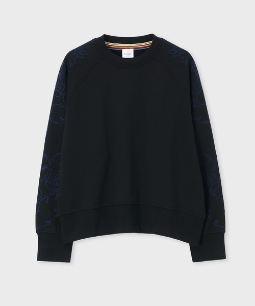 tシャツ ウィメンズ ボタニカル エンブロイダリー スウェット / 155102 208V レディース Paul Smith tシャツ ウィメンズ ボタニカル エンブロイダリー