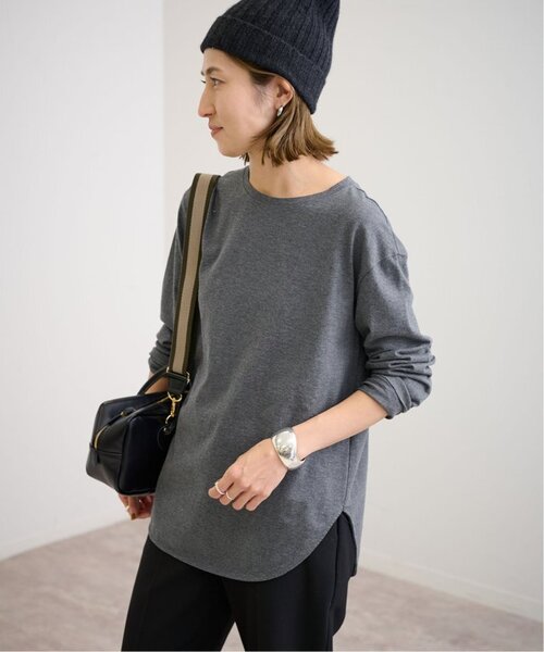 FRAMeWORK（フレームワーク） tシャツ 「追加」コットン天竺ラウンド