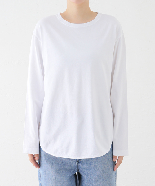 FRAMeWORK tシャツ 「追加」コットン天竺ラウンドヘム3
