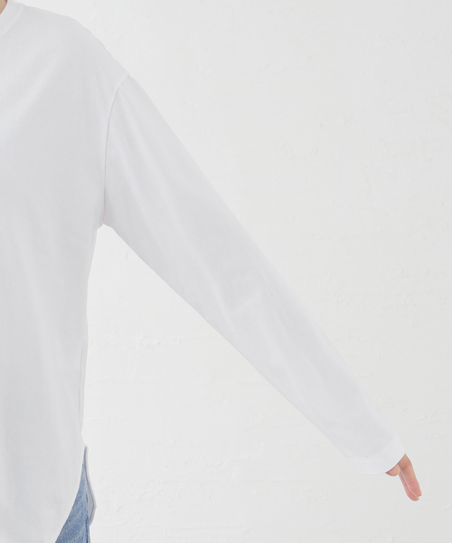 FRAMeWORK tシャツ 「追加」コットン天竺ラウンドヘム3