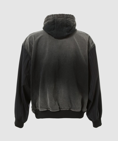 KHOKI パーカー Vintage-effect work jacket メンズ レディース
