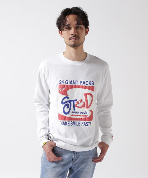スタッドマフィン　カートベアパッチワーク スエットシャツ スタッドマフィン カートベアパッチワーク スエットシャツ 楽天