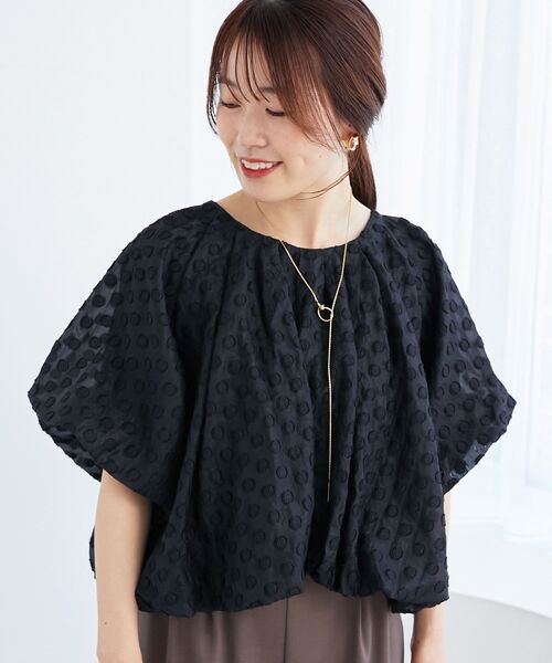 ブラウス シャツ TORRAZZO DONNA ドットバルーンブラウス レディース