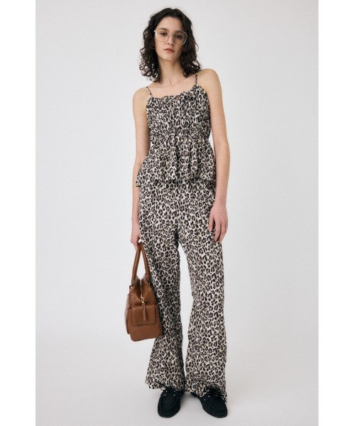 MOUSSY ヒョウ柄 キャミソール FREE MOUSSY キャミソール CRINKLED SATIN : ZOZOTOWN Yahoo!店