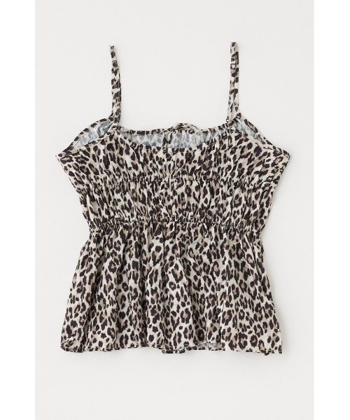 MOUSSY ヒョウ柄 キャミソール FREE MOUSSY キャミソール CRINKLED SATIN : ZOZOTOWN Yahoo!店