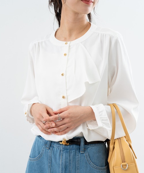 アニオナ綿シャツブラウス AGNONA(アニオナ) 通販｜woollen online store（ウールンオンライン