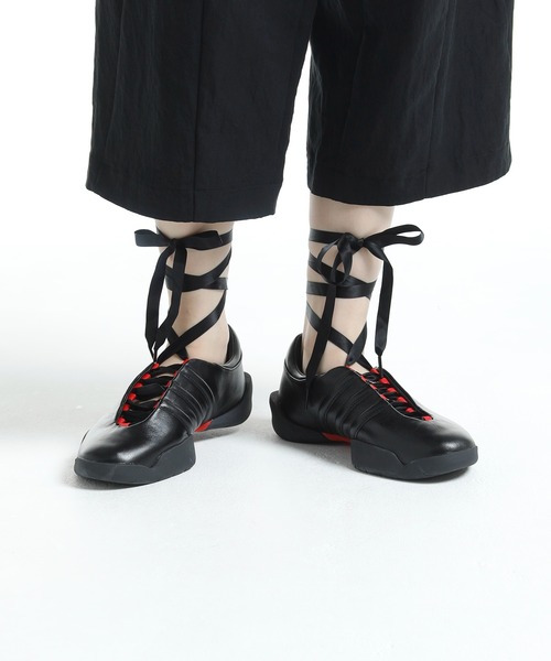 大人気！Y-3 Regu Blackトレーナーズ レザースニーカー シンプル Y-3 REGU Y-3│Y-3 ワイスリー