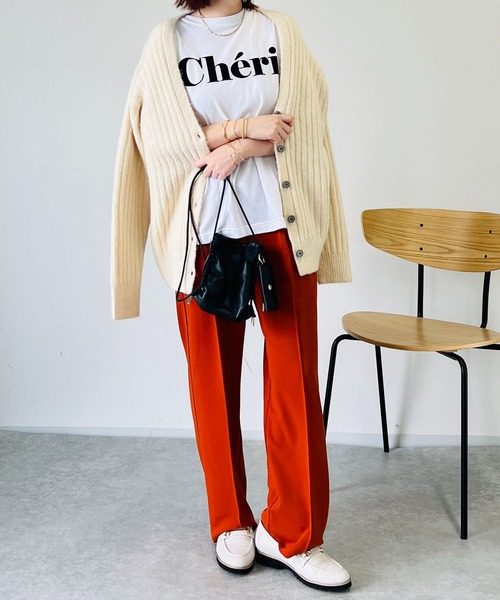 「un dix cors」 ニットカーディガン FREE ブラウン系その他 レディース_画像3