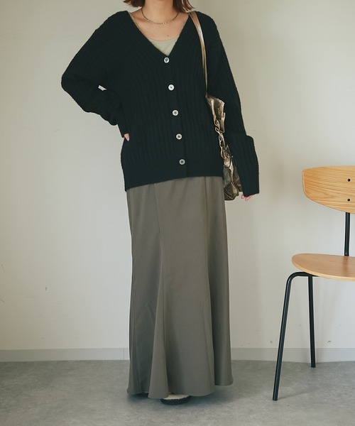 「un dix cors」 ニットカーディガン FREE ブラウン系その他 レディース_画像5