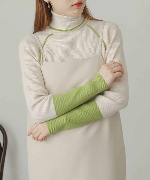 「SENSE OF PLACE by URBAN RESEARCH」 タートルネックニット ONE グレー レディース_画像2