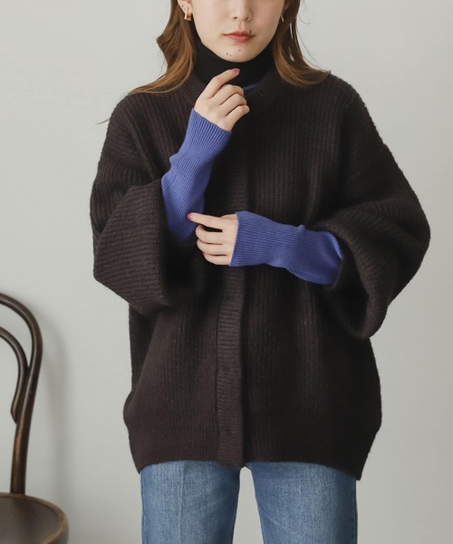 「SENSE OF PLACE by URBAN RESEARCH」 タートルネックニット ONE グレー レディース_画像3