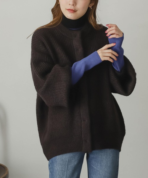 「SENSE OF PLACE by URBAN RESEARCH」 タートルネックニット ONE グレー レディース_画像6