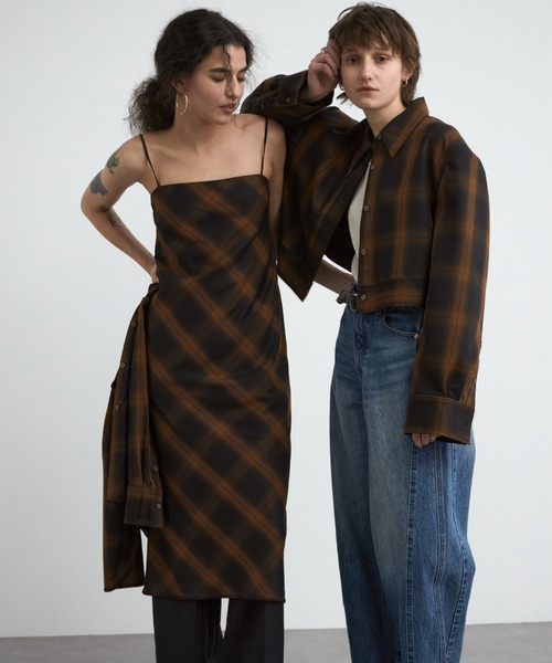 専用⭐︎credona ROME CHECK SHIRT JACKET 専用⭐︎credona ROME CHECK SHIRT JACKET