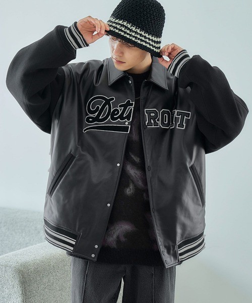 RAGEBLUE（レイジブルー） スタジャン LARGE ブラック メンズ