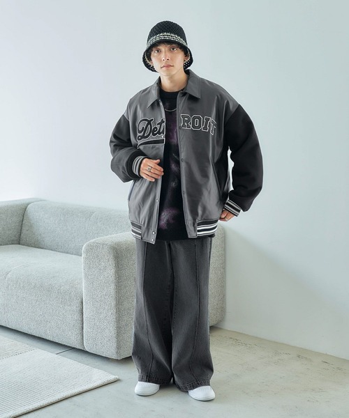 RAGEBLUE（レイジブルー） スタジャン LARGE ブラック メンズ