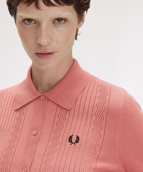 FRED PERRY ニットポロシャツ　レディース 楽天市場】フレッドペリー ニット ポロシャツ レディース