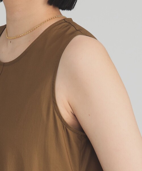 Demi-Luxe BEAMS ワンピース スリーブレス フレア ワンピース