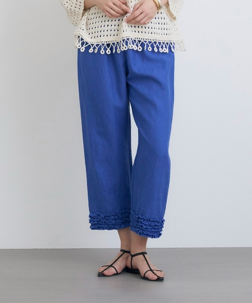 HOUSE OF LOTUS（ハウス オブ ロータス） パンツ リネンフリルパンツ