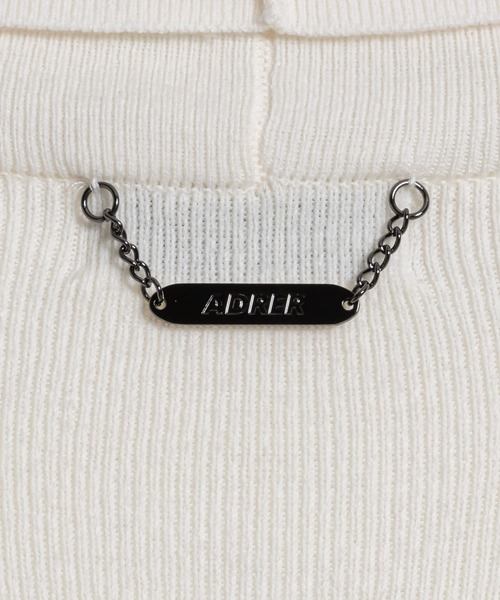 「ADRER」 タートルネックニット MEDIUM ホワイト メンズ_画像5