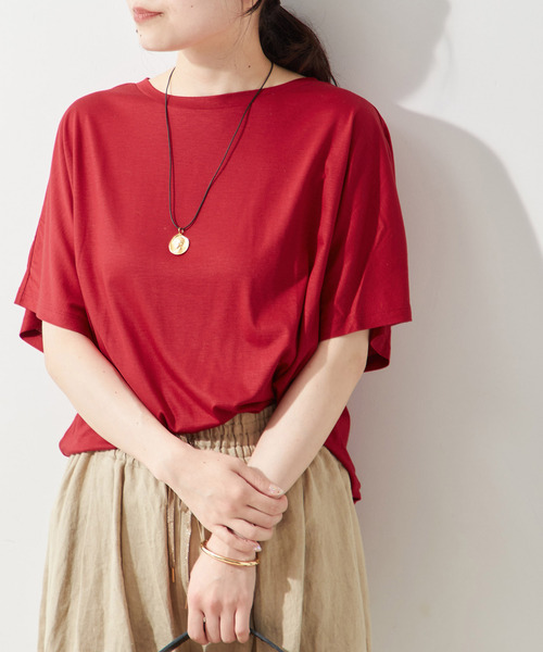 tシャツ 60リヨセルドルマンTシャツ レディース journal standard L'essage tシャツ 60リヨセルドルマンTシャツ